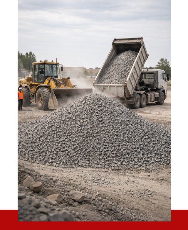 Купить щебень с доставкой в Моршанске от 2596 руб. | ПРОНЕРУДМрш