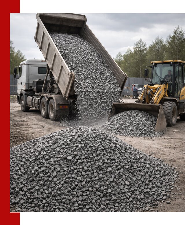 Доставка и продажа щебня гранитного в Моршанске