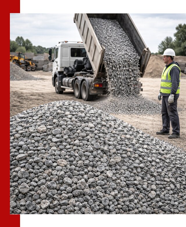 Доставка и продажа гранитного щебня фракции 5-20 в Моршанске