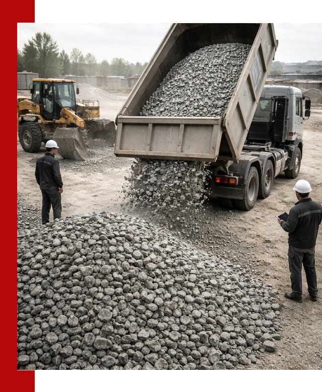 Доставка гранитного щебня фракции 20-40 в Моршанске
