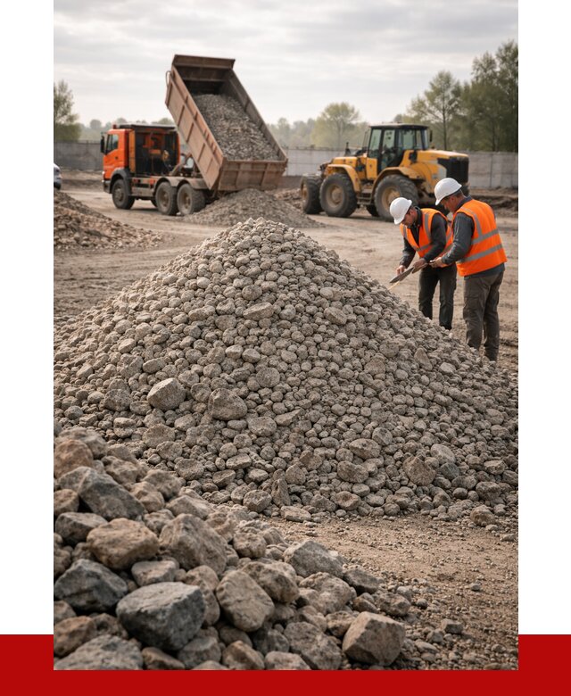 Гранитный щебень фракция 40-70 в Моршанске от 2596 руб ПРОНЕРУДМрш