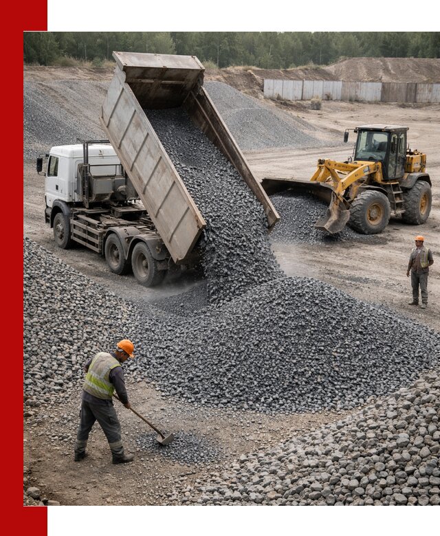 Щебень габбро-диабаз фр. 5-20 с доставкой в Моршанске