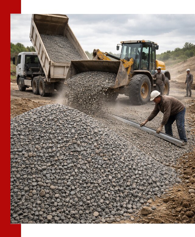 Гравийный щебень фракция 5-20 с доставкой в Моршанске