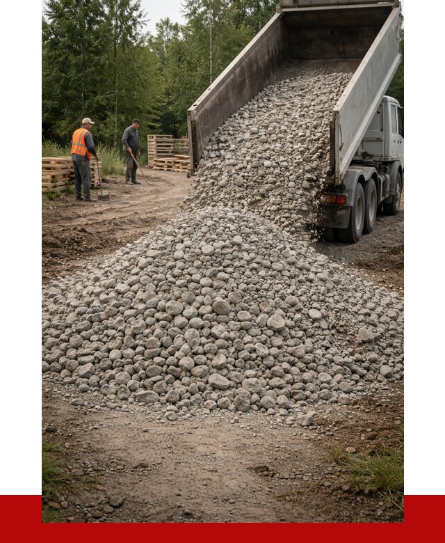 гравийный щебень фракция 70-120 в Моршанске от 2544 р. ПРОНЕРУДМрш