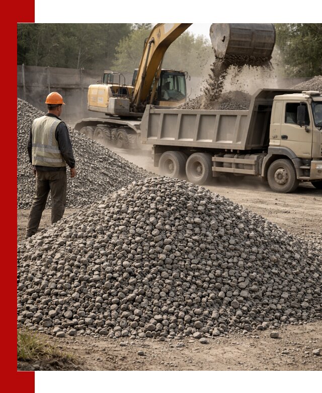 Шлаковый щебень фракция 5-20 с доставкой в Моршанске