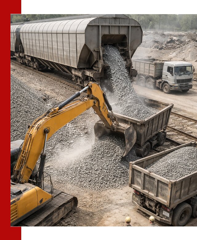 Доставка железнодорожного щебня в Моршанске крупными партиями быстрого отгруза