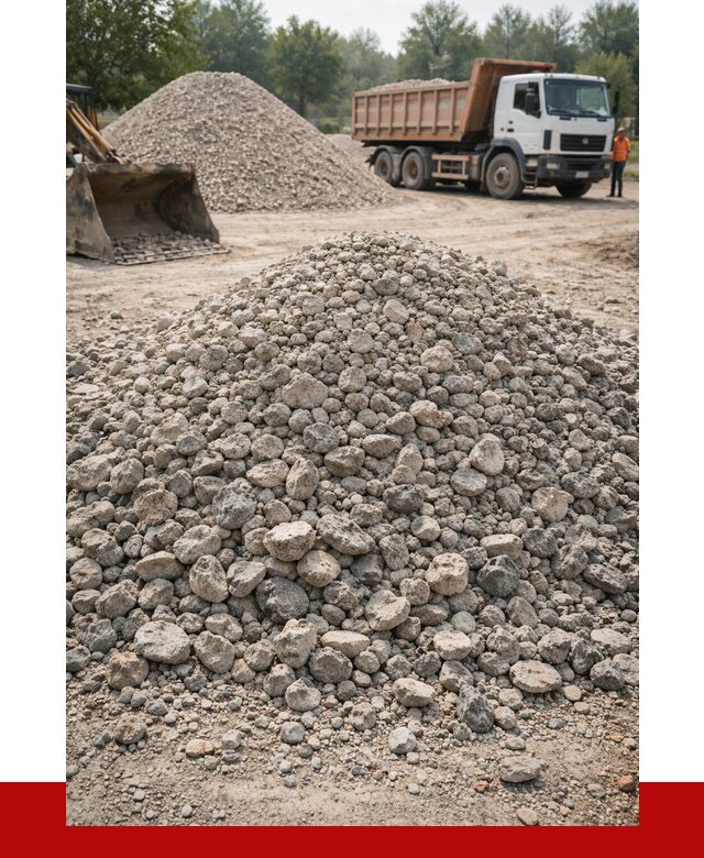 Вторичный щебень фракция 20-40 в Моршанске от 2285 р ПРОНЕРУДМрш