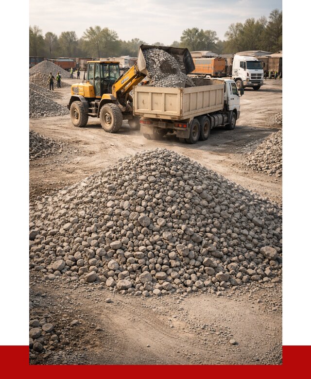 Вторичный щебень фракция 40-70 в Моршанске от 1807 р, ПРОНЕРУДМрш