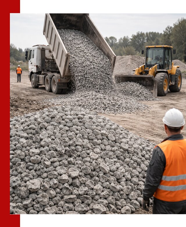 Доставка бетонного щебня фракции 20-40 в Моршанске