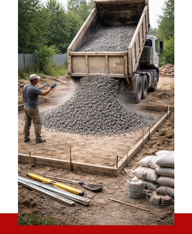 Купить щебень для фундамента в Моршанске от 4673 р. | ПРОНЕРУДМрш