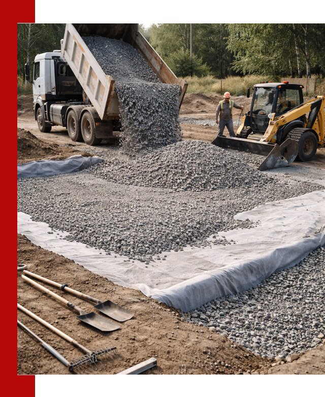 Щебень для фундамента с доставкой в Моршанске