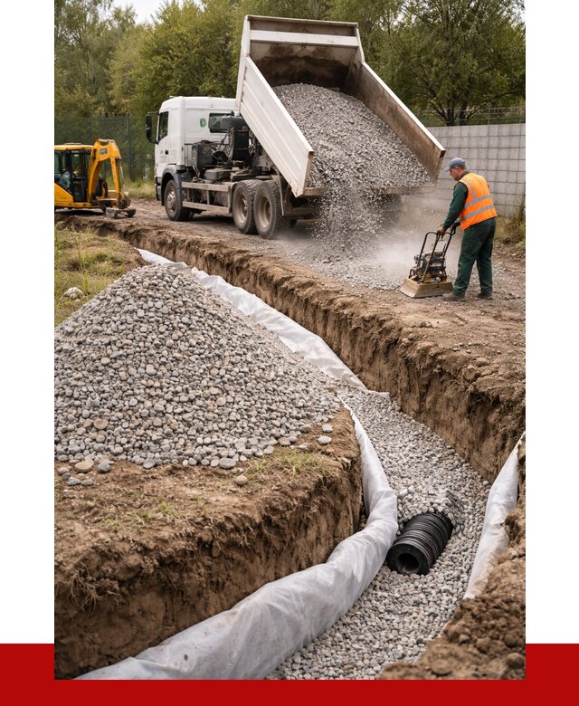 Щебень для дренажа в Моршанске от 1921 р., ПРОНЕРУДМрш доставка