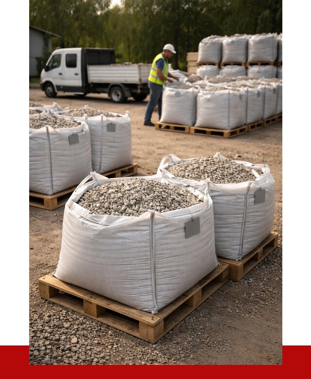 Щебень в мешках с доставкой в Моршанске от 4362 р. | ПРОНЕРУДМрш