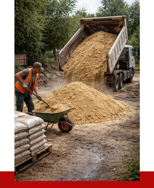 Купить песок с доставкой в Моршанске от 1869 р. | ПРОНЕРУДМрш