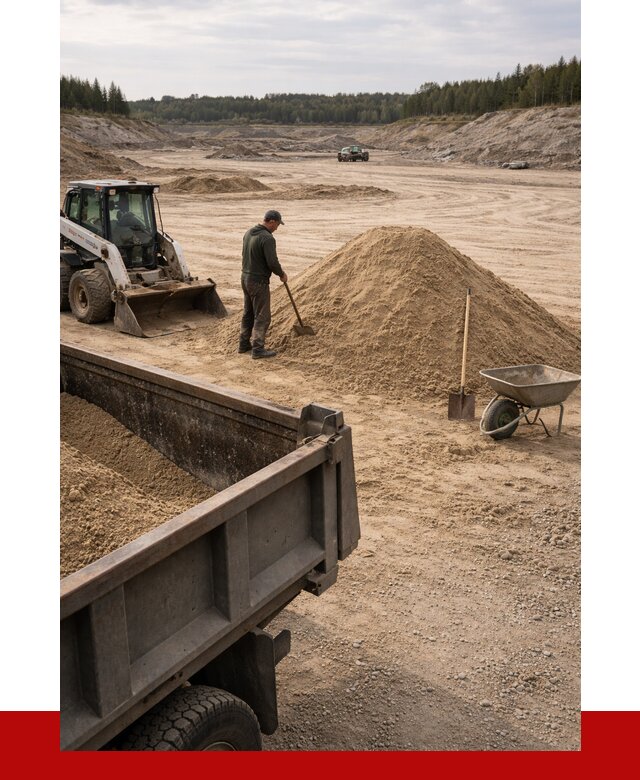 Карьерный песок среднезернистый в Моршанске, от 2285 р. ПРОНЕРУДМрш