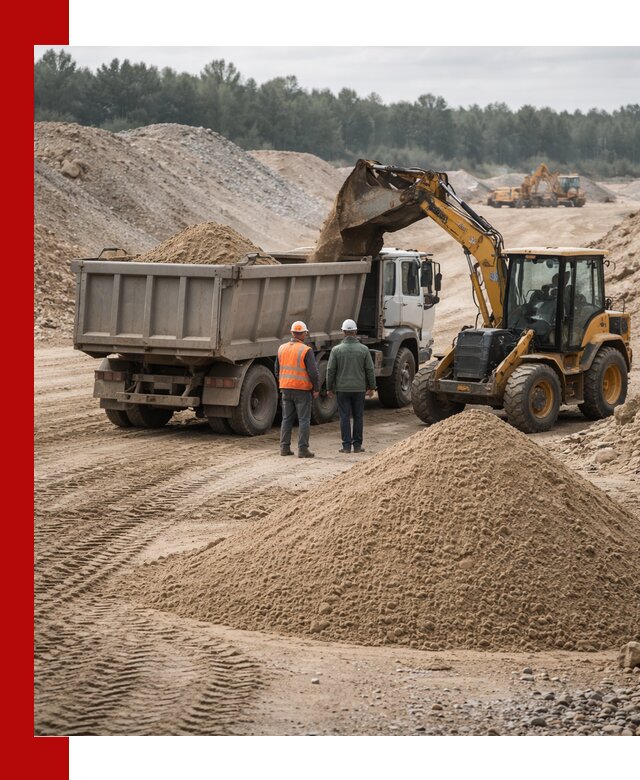 Карьерный среднезернистый песок с доставкой в Моршанске