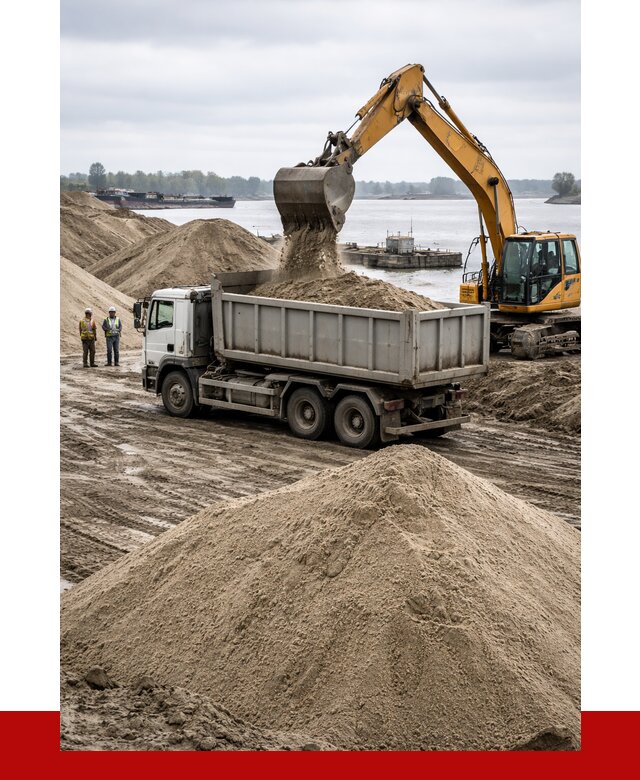 Купить речной песок навалом в Моршанске от 1869 р., ПРОНЕРУДМрш