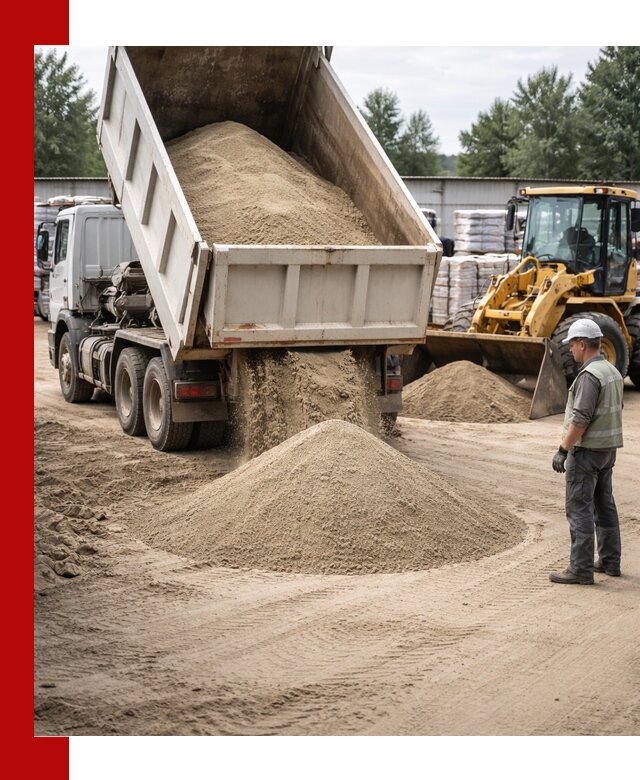 Поставка и доставка песка для бетона в Моршанске
