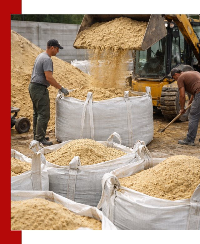 Поставка качественного песка для кладки в Моршанске