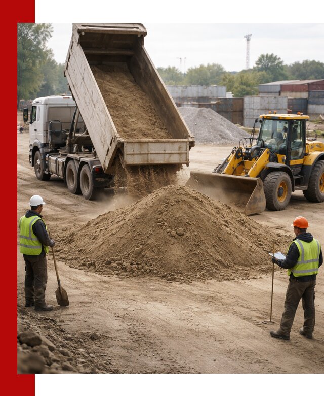 Доставка и продажа пескогрунта оптом и в розницу в Моршанске