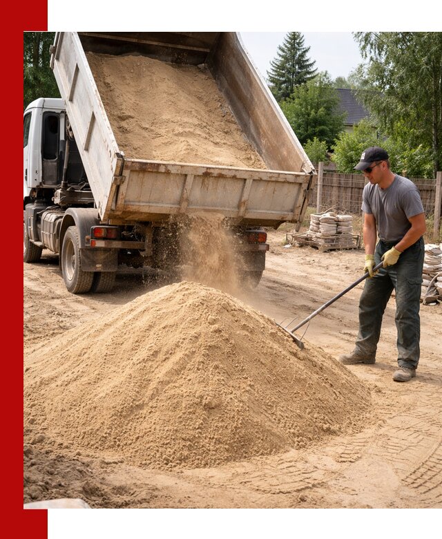Доставка сухого песка самосвалами в Моршанске