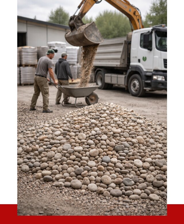 Галька декоративная в Моршанске от 3323 р. за куб | ПРОНЕРУДМрш