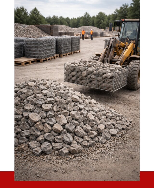 Камень для габионов фракция 70-150 в Моршанске от 4362 р. | ПРОНЕРУДМрш