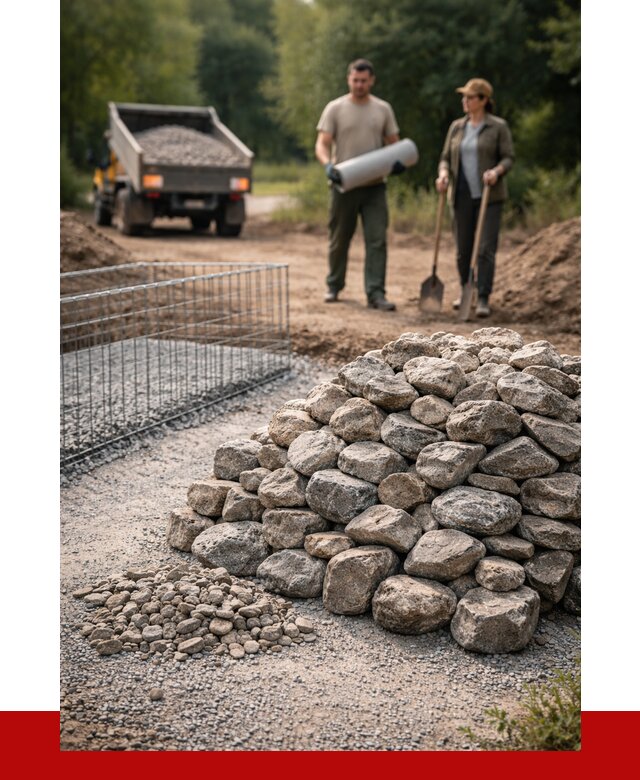 Камень для габионов фракция 100-200 в Моршанске от 4985 р. | ПРОНЕРУДМрш