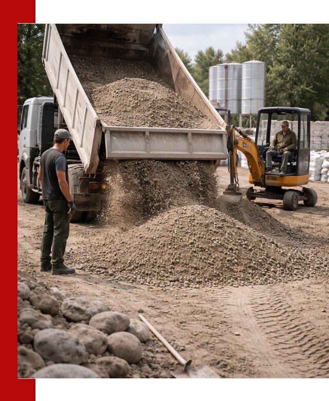 Доставка ПГС С3 в Моршанске самосвалами и миксерами