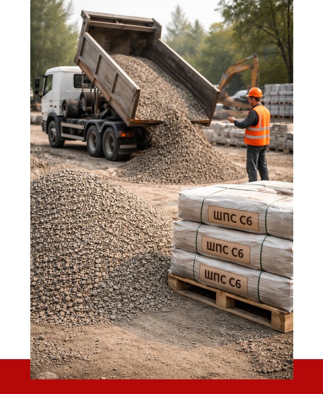 ЩПС С6 в Моршанске с доставкой от 2285 р. за куб | ПРОНЕРУДМрш
