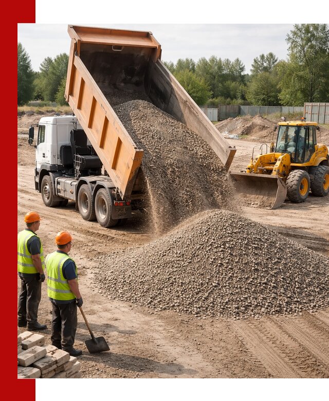 Доставка щебёночно-песчаной смеси ЩПС С7 в Моршанске