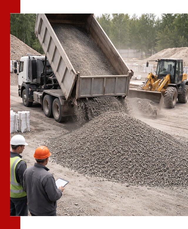 Доставка и продажа гранитного отсева 0-10 в Моршанске