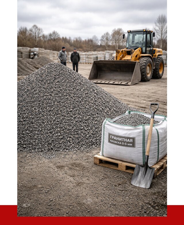 Купить гранитную крошку в Моршанске от 4985 р. с доставкой | ПРОНЕРУДМрш