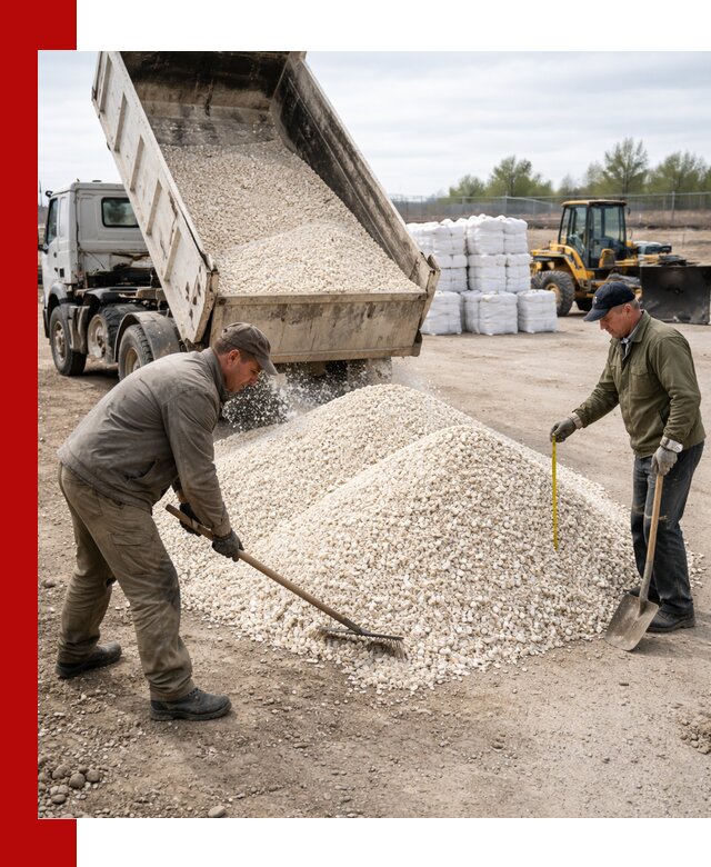 Мраморная крошка с доставкой и разгрузкой в Моршанске