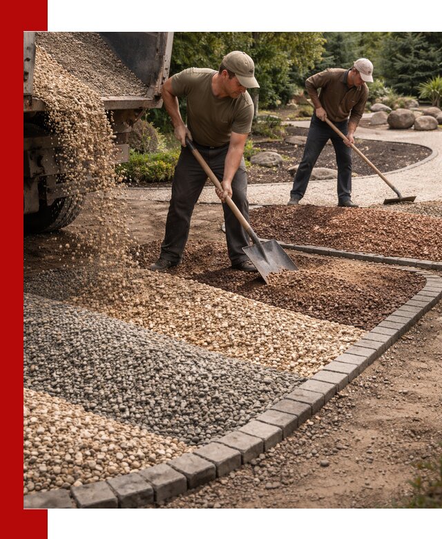 Декоративная крошка для ландшафта в Моршанске — продажа и доставка