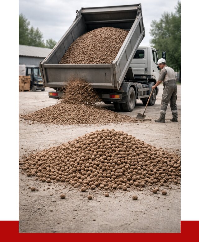 Керамзит с доставкой в Моршанске от 4362 р. за м3 | ПРОНЕРУДМрш