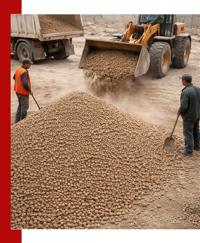 Керамзит фракция 10-20 с доставкой в Моршанске