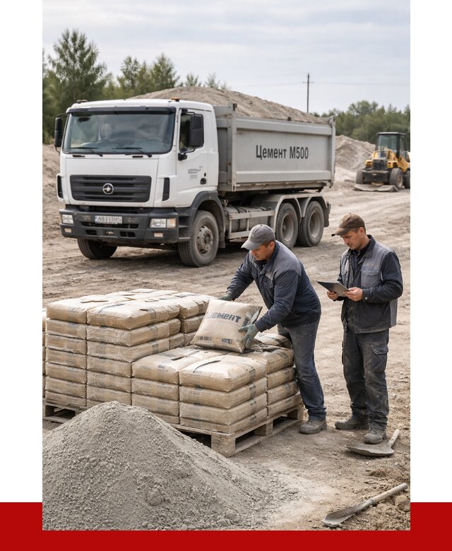 Купить цемент м500 с доставкой в Моршанске от 5400 р. | ПРОНЕРУДМрш