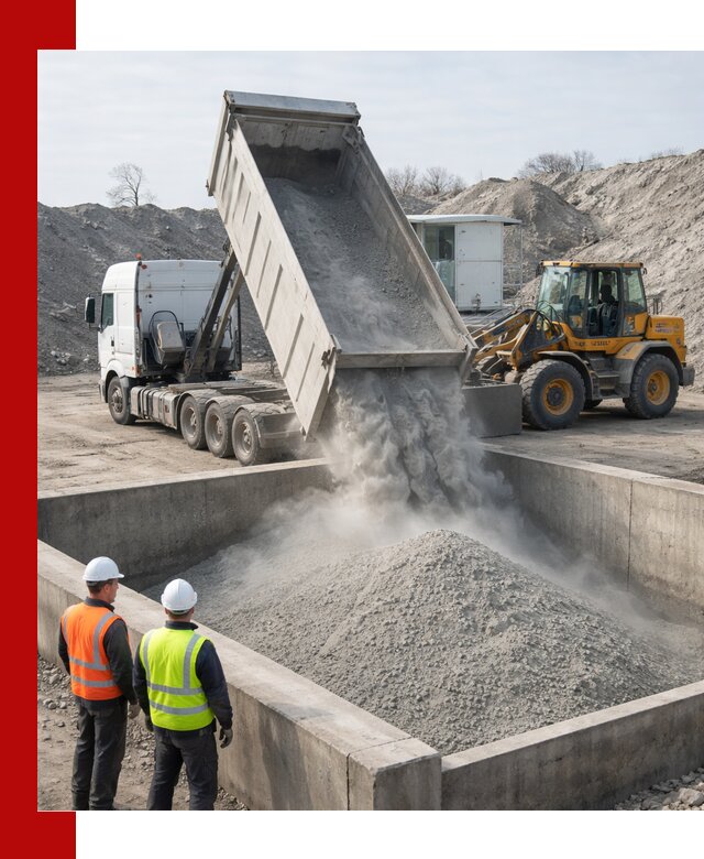 Доставка цемента навалом в Моршанске крупными партиями