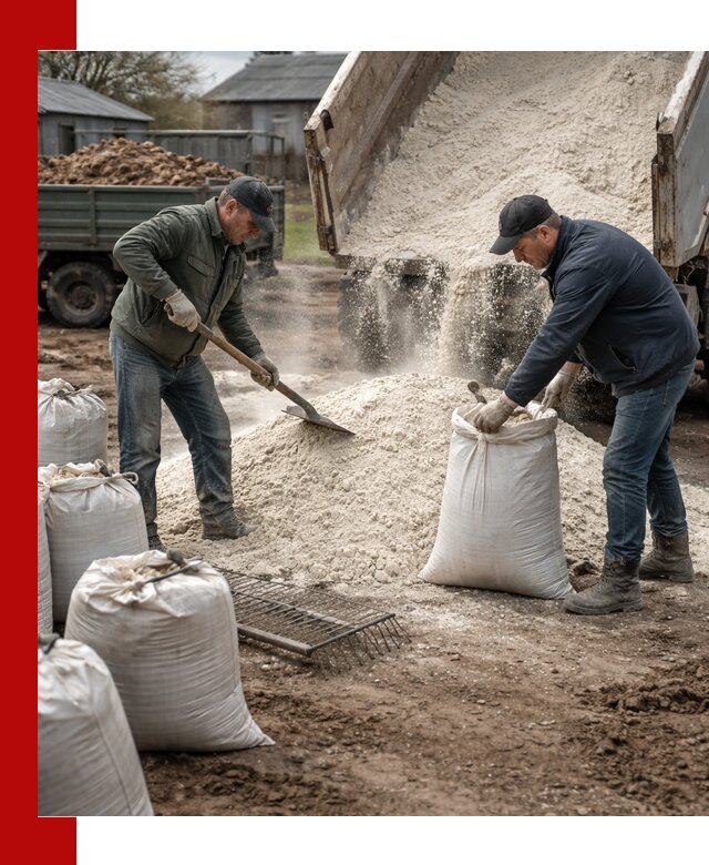 Доставка извести пушонки в Моршанске оптом и мелким оптом