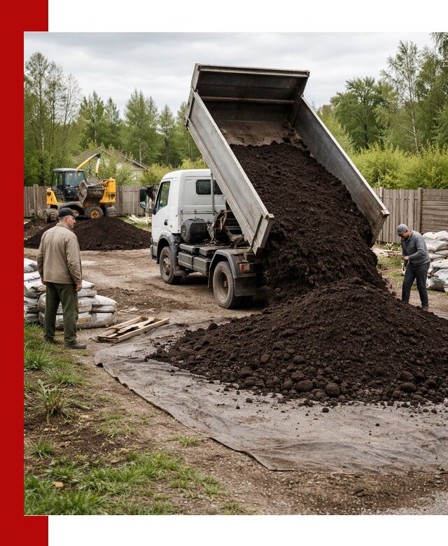 Доставка качественного почвогрунта в Моршанске оптом и в розницу
