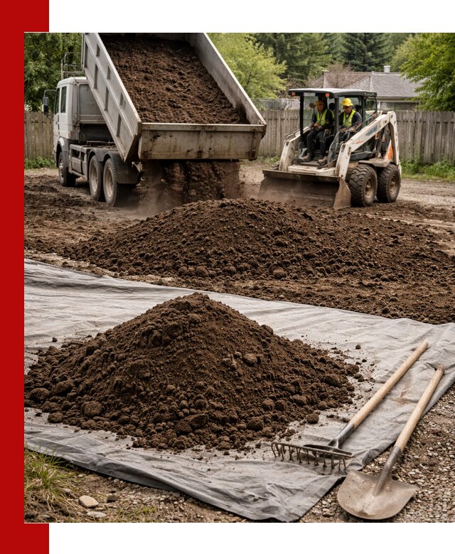 Грунт для отсыпки участка с доставкой в Моршанске