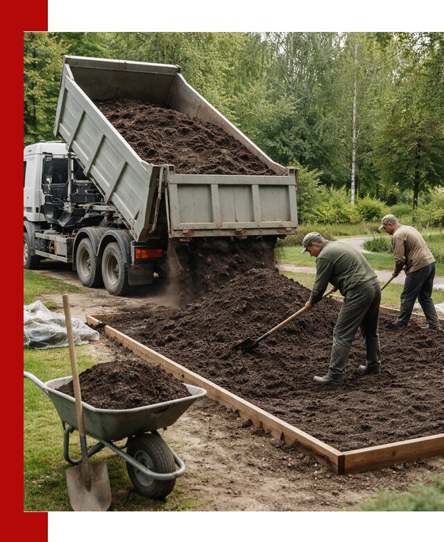 Доставка грунта для озеленения и благоустройства в Моршанске