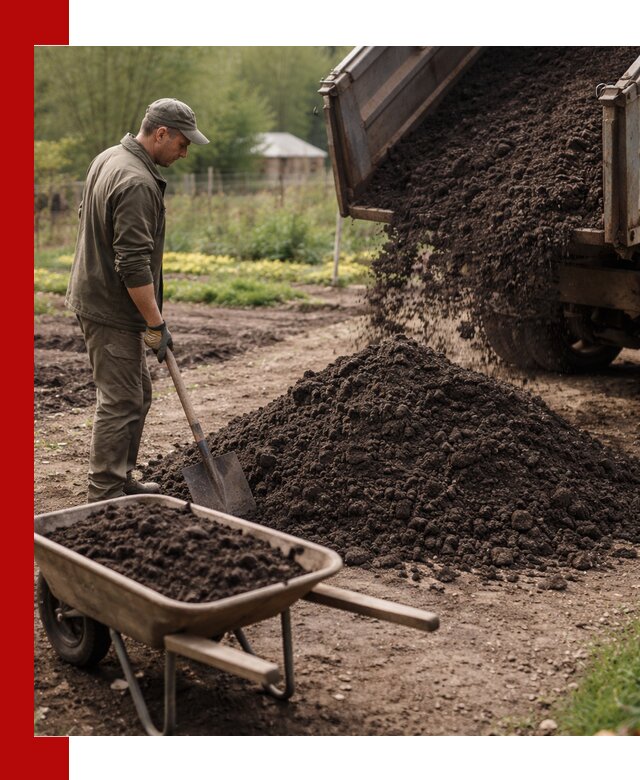 Доставка качественной земли для огорода в Моршанске