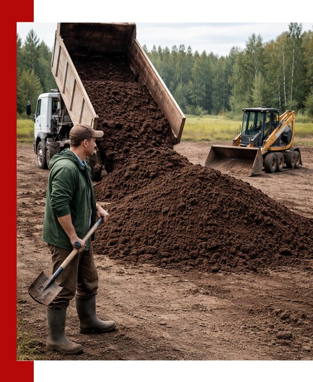 Купить верховой торф с доставкой в Моршанске для садоводства и растений