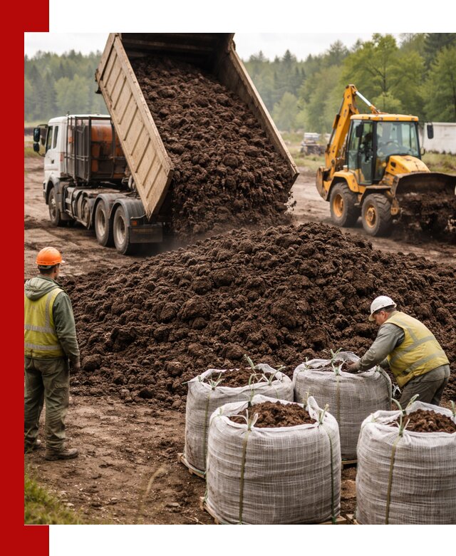 Доставка нейтрального торфа в Моршанске оптом и в розницу
