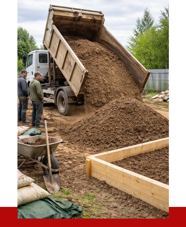 Торфо песчаная смесь в Моршанске с доставкой от 1921 р. | ПРОНЕРУДМрш