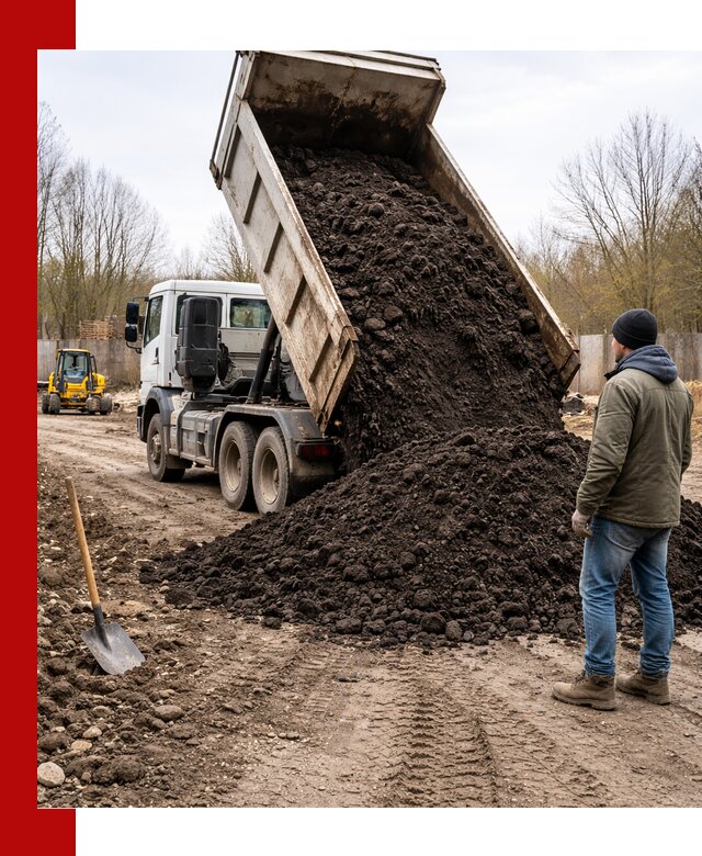 Доставка чернозема навалом в Моршанске быстро и выгодно