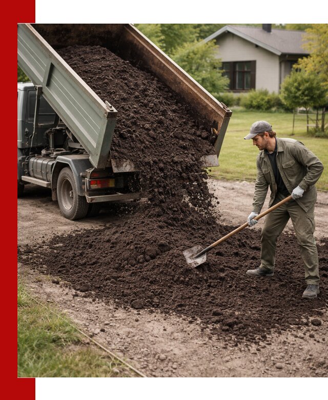 Чернозем для газона с доставкой в Моршанске быстро и качественно