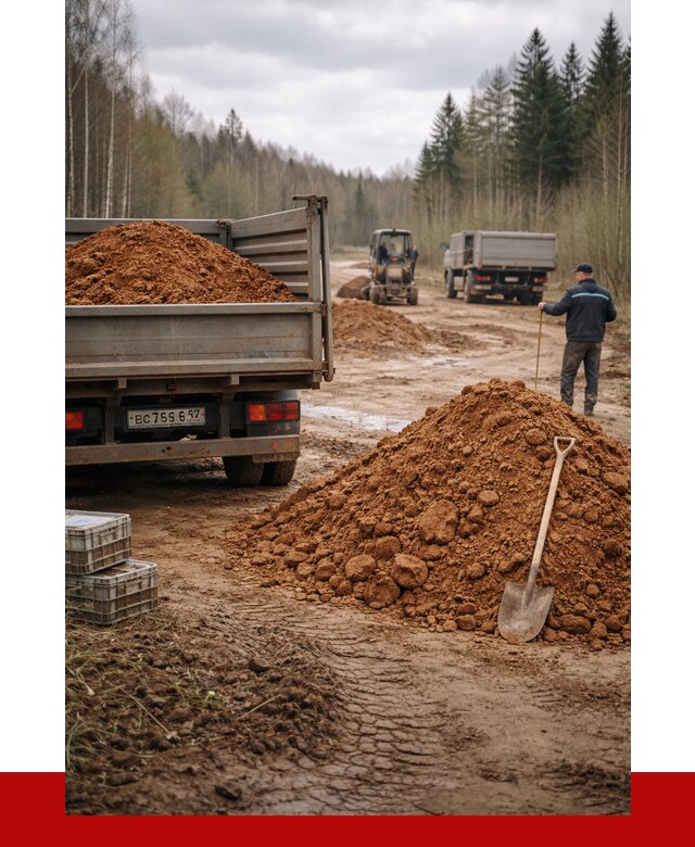 Глина и суглинки в Моршанске от 4673 р. за куб | ПРОНЕРУДМрш